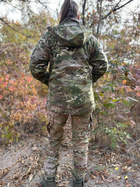 Куртка тактическая весна женская мультикам водооталкивающая SoftShell Combat женская S XL - изображение 8