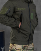 Армійська куртка софтшел NAC Оліва XL - зображення 7