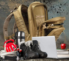 Тактический штурмовой армейский рюкзак койот 45л / военный рюкзак - изображение 4