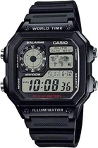 Годинник чоловічий цифровий Casio AE-1200WH-1A ( AE-1200WH-1AVСF, AE-1200WH-1AVEF)