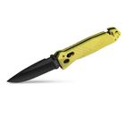 Нож Tb Outdoor "CAC", Nitrox, жёлтый, гладк.заточка, гладк.PA6, стропорез, штопор,стеклобой - изображение 4