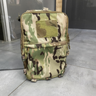 Підсумок-рюкзак сухарний на плитоноску з Моллі, Мультикам, WINTAC, Cordura 1000D, сумка сухарна тактична, сумка сухарка армійська - зображення 3