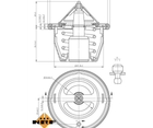 725012 NRF Термостат NRF (725012)