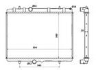 Радіатор, система охолодження двигуна NRF 50437 NRF (50437)