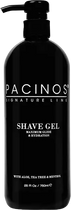 Żel do golenia Pacinos Signature Line maksymalny poślizg i nawilżenie 750 ml (850989007831) - obraz 1
