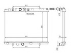 Радиатор, система охлаждения двигателя NRF 58226A NRF (58226A)