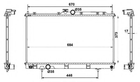 Радиатор, система охлаждения двигателя NRF 53779 NRF (53779)