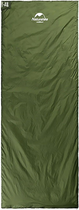 Спальник сверхлегкий Naturehike LW180 NH21MSD04 левый, (15°C), p-p XL Темно-зеленый (6927595786956-L)