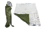 Спасательное одеяло Германия WERO MED X зеленое - изображение 5