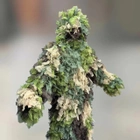 Маскировочное пончо Кикимора (Geely), цвет Листья, костюм разведчика, маскхалат кикимора - изображение 4