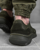 Тактические мужские кроссовки из натуральной кожи летние 42р олива (14576) - изображение 5