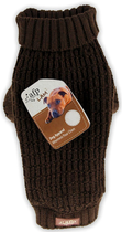 Sweter All For Paws Knitted Dog Sweater Fishermans XS 20.3 cm Brown (0847922052881) - obraz 1