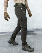 Зимові брюки карго тактичні Softshell BEZET Ешелон хакі - XS - зображення 4
