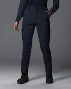 Жіночі брюки карго тактичні BEZET Basic синій - S - зображення 1