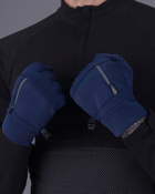 Перчатки тактические BEZET Shelter синий - XL - изображение 3