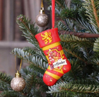 Ялинкова прикраса Nemesis Now Гаррі Поттер Різдвяна шкарпетка Ґрифіндор (801269143510) - зображення 4