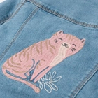 Дитяча джинсова куртка для дівчинки Cool Club CJG2411440 98 см Блакитна (5903977186485) - зображення 4