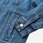 Kurtka jeansowa młodzieżowa dla dziewczynki Cool Club CJG2421753 164 cm Niebieska (5903977213839) - obraz 4