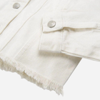Підліткова джинсова куртка для дівчинки Cool Club CJG2422096 170 см Біла (5903977252531) - зображення 4