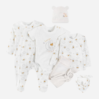 Komplet niemowlęcy 6 szt dla noworodków Cool Club LNB2401112-00 62 cm Wielokolorowy (5903977333681) - obraz 1