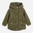 Kurtka parka dziecięca dla dziewczynki jesienna Cool Club COG2410188 128 cm Khaki (5903977140708)