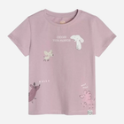 Koszulka dziecięca dla dziewczynki Cool Club CCG2410671 110 cm Fioletowa (5903977158499) - obraz 1