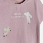 Koszulka dziecięca dla dziewczynki Cool Club CCG2410671 110 cm Fioletowa (5903977158499) - obraz 5