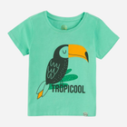 Дитяча футболка для дівчинки Cool Club CCG2412710 122 см Бірюзова (5903977309402) - зображення 3