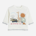 Koszulka z długimi rękawami dziecięca dla chłopca Cool Club CCB2401175 80 cm Kremowa (5903977195289) - obraz 2