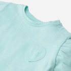 Дитяча футболка для дівчинки Cool Club CCG2401837 74 см Бірюзова (5903977213402) - зображення 4