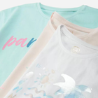 Набір підліткових футболок 3 шт для дівчинки Cool Club CCG2423304-00 146 см Різнокольоровий (5903977351937) - зображення 7