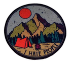 Шеврон патч " Я ненавижу людей " на липучке велкро - изображение 1
