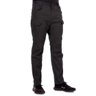 Штаны (брюки) тактические Черные (Black) 0370 размер 2XL - изображение 1