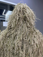 Маскувальний костюм Кікімора (Geely), нитка Койот, розмір SM до 75 кг, костюм розвідника, маскхалат кікімора - зображення 5