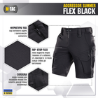 M-Tac шорти Aggressor Summer Flex Black 3XL - зображення 2