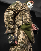 Зимовий тактичний костюм софтшел піксель jumper подвійний фліс XXL - зображення 5