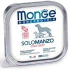 Упаковка влажного корма для собак Monge Dog Wet SOLO 100% Говядина