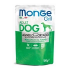 Влажный корм для собак Monge Dog Wet GRILL Ягненок с овощами