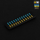 M-Tac нашивка флаг Украины 25х80 Laser Cut Black/Yellow/Blue/GID - изображение 3