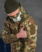 Весняна тактична куртка мультикам ріпстоп вафелька tactic ii M - зображення 9