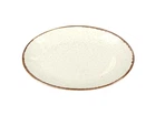 Тарелка Beige Porland мелкая фарфоровая овальная 240мм 112124/B