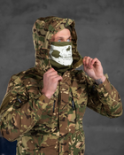 Весняна тактична куртка мультикам ріпстоп вафелька tactic ii S - зображення 7