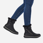 Жіночі зимові черевики Rieker RIEZ4281-00 39 Чорні (4060596809094) - зображення 8