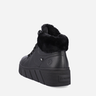 Жіночі зимові черевики низькі Rieker REVW0560-00 36 Чорні (4061811107728) - зображення 10