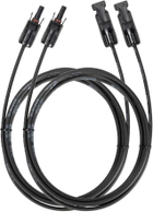 Kabel do paneli EcoFlow Extension MC4 3.5 m Black (5008004038) - obraz 1