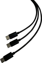 Кабель SteelPlay Dual Play and Charge PS5 чорний (JVAPS500003) - зображення 1