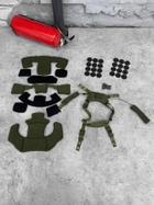Комплект подушек и подвесная система на боевую каску - изображение 1