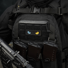 M-Tac нашивка Cat Eyes Laser Cut Black/Yellow/Blue/GID - изображение 6