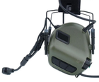 Активные наушники Earmor M32 Green с микрофоном - изображение 4