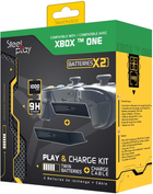 Zestaw SteelPlay Play and Charge Xbox One Dwie baterie + kabel (JVAXONE0039) - obraz 1